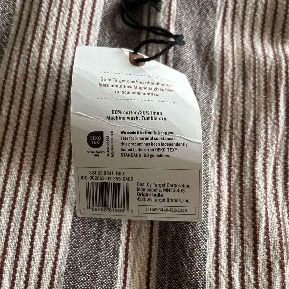 Hearth & Hand striped tablecloth